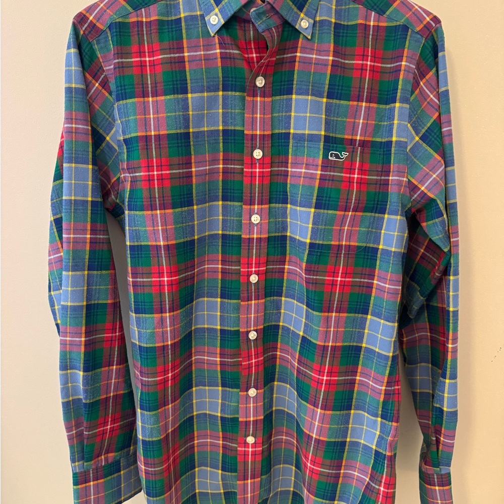 Vineyard Vines Men's Multicolor Plaid Shirt